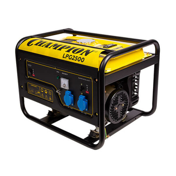 Генератор газовый/бензиновый CHAMPION LPG2500 [2.1 кВт, 220В, бак 15л, ручной стартер]
