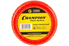Леска триммерная CHAMPION Twisted Square 2.0х15м (C7002)