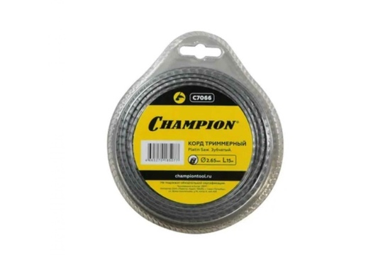 Леска триммерная CHAMPION Platin Saw 2.65х15м (C7066)