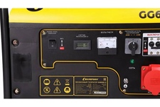 Бензогенератор Champion GG6500-3 [6.8 кВт, 220/380В, бак 25л, ручной стартер]