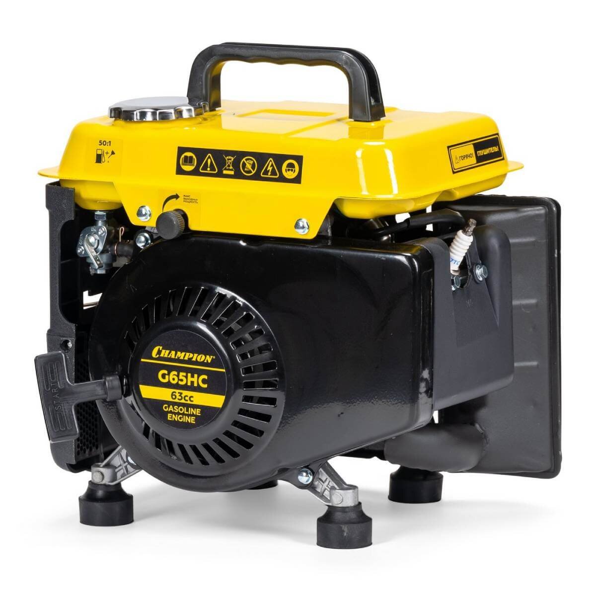 Бензогенератор инверторный Champion IGG950 [0.9 кВт, 220В, бак 2.2л, ручной стартер]