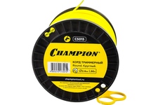 Леска триммерная CHAMPION Round +нож 2.4х90м (C5015)