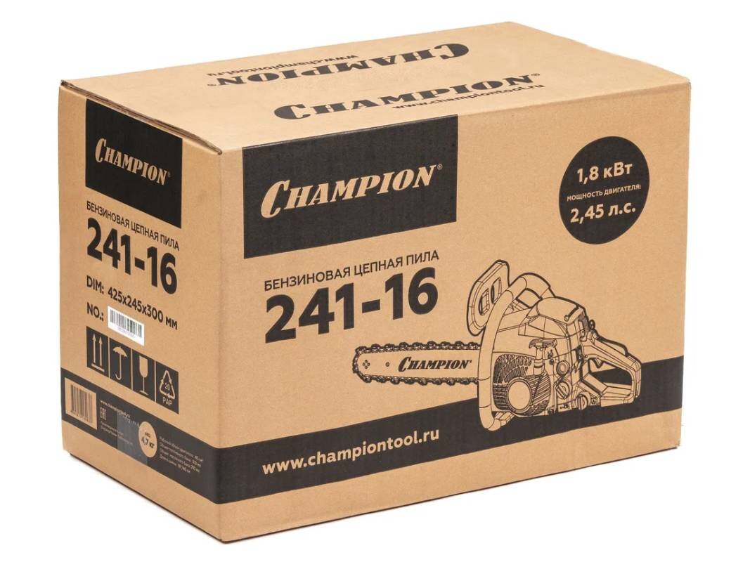 Бензопила CHAMPION 241-16