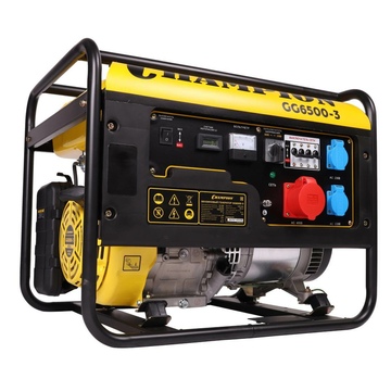 Бензогенератор Champion GG6500-3 [6.8 кВт, 220/380В, бак 25л, ручной стартер]