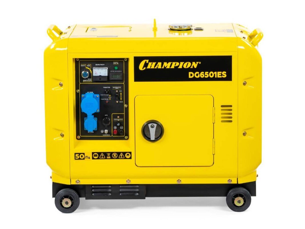 Генератор дизельный CHAMPION DG6501ES