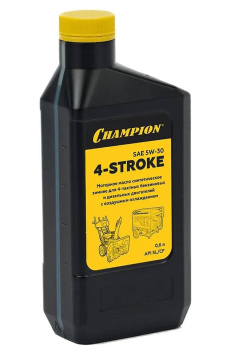 Масло 4-х тактное CHAMPION SAE 5W30, синтетическое, 0.6л. (952855)