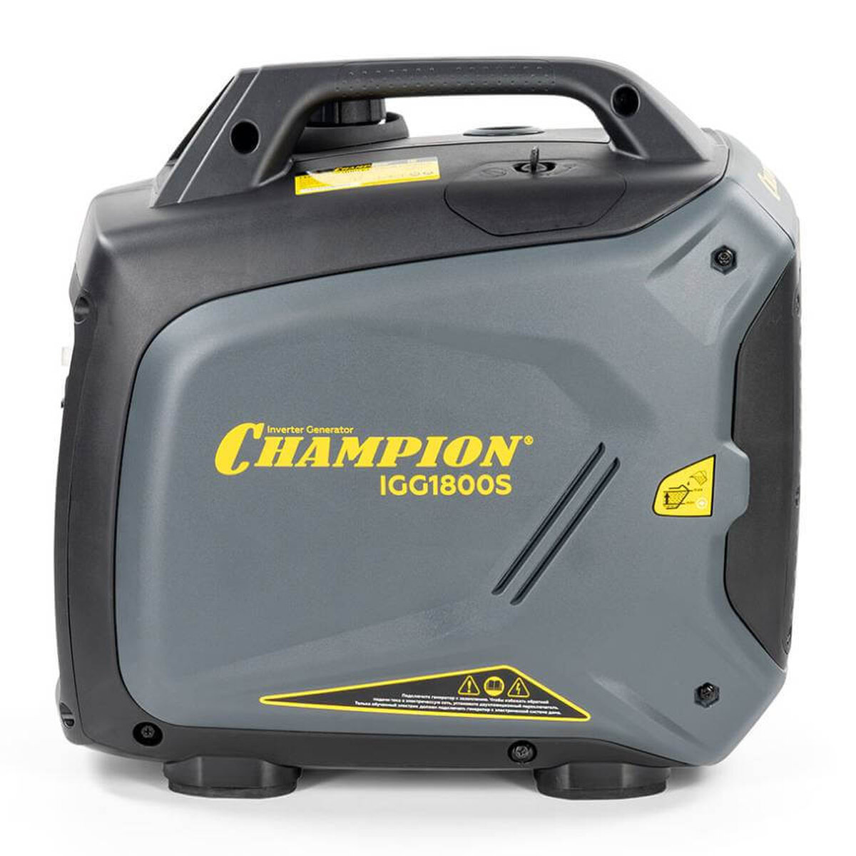 Генератор бензиновый инверторный Champion IGG1800S [2.0 кВт, 220В, бак 4л, ручной стартер]