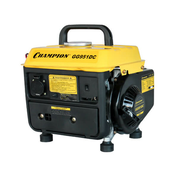Бензогенератор Champion GG951DC [0.72 кВт, 220В, бак 4.2л, ручной стартер]