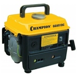 Бензогенератор Champion GG951DC [0.72 кВт, 220В, бак 4.2л, ручной стартер]