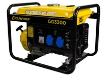Бензогенератор Champion GG3300 [3 кВт, 220В, бак 15л, ручной стартер]