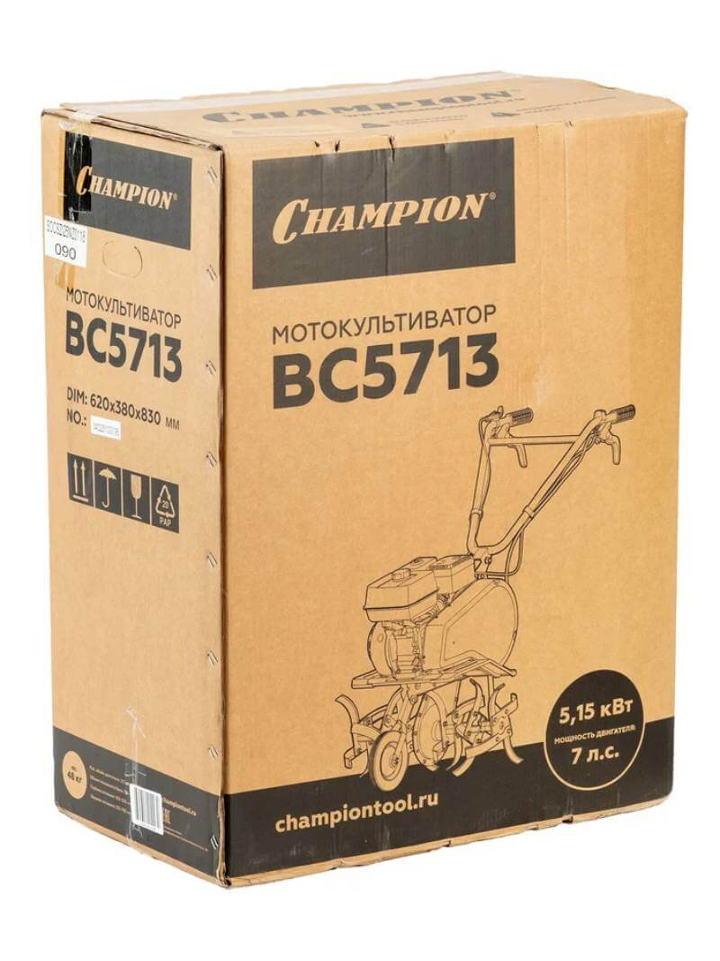 Мотокультиватор CHAMPION BC 5713