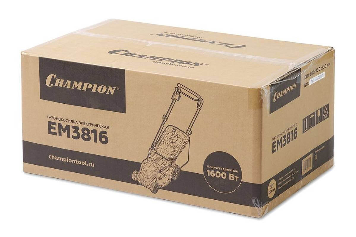 Газонокосилка электрическая CHAMPION EM3816