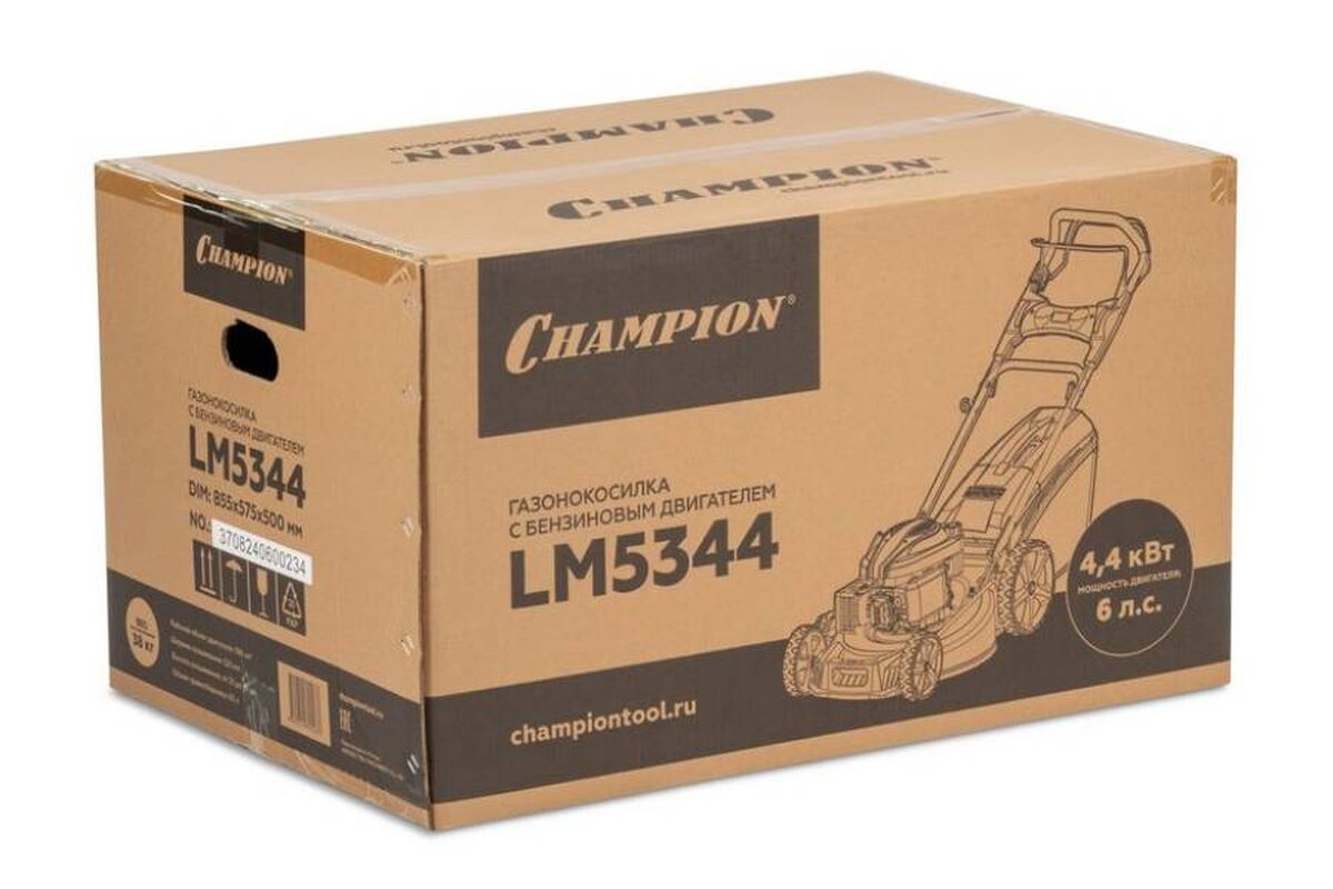 Газонокосилка самоходная CHAMPION LM5344 PRO