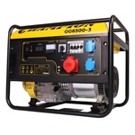 Бензогенератор Champion GG6500-3 [6.8 кВт, 220/380В, бак 25л, ручной стартер]