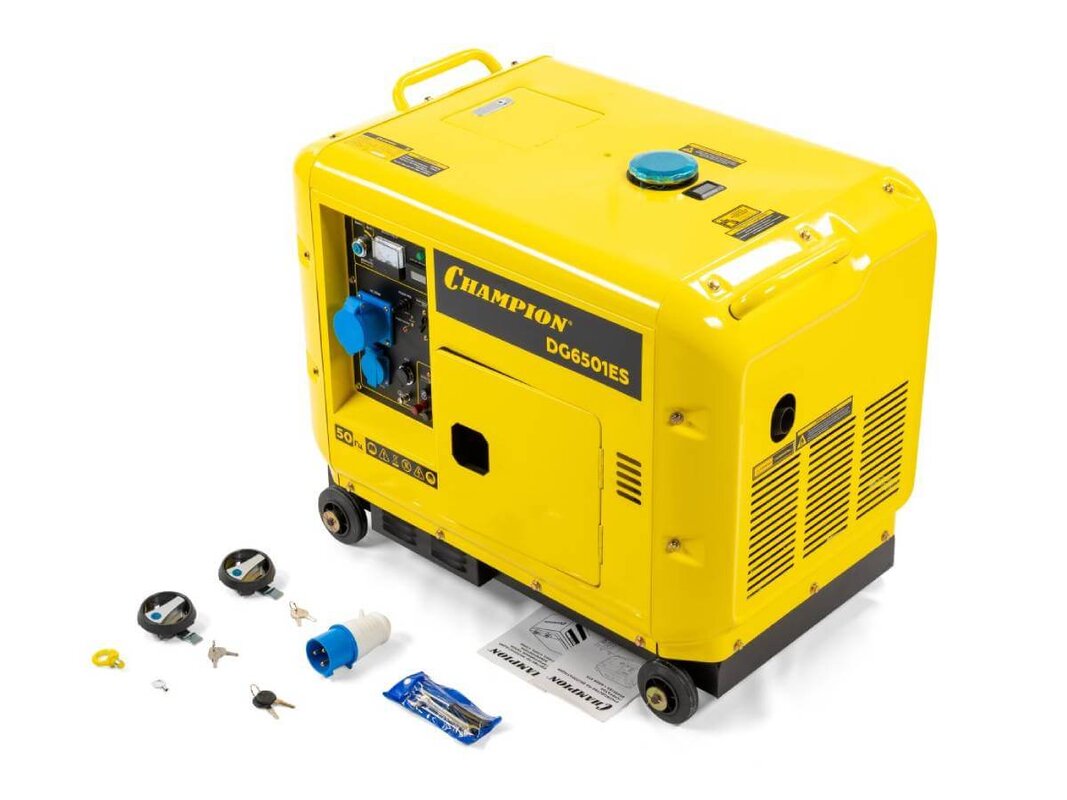 Генератор дизельный CHAMPION DG6501ES